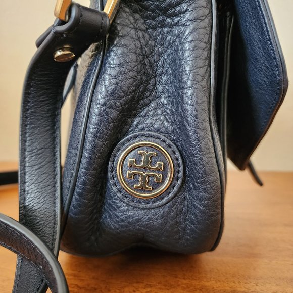Tory Burch 797 Mini Satchel - Navy Blue - Picture 5 of 10
